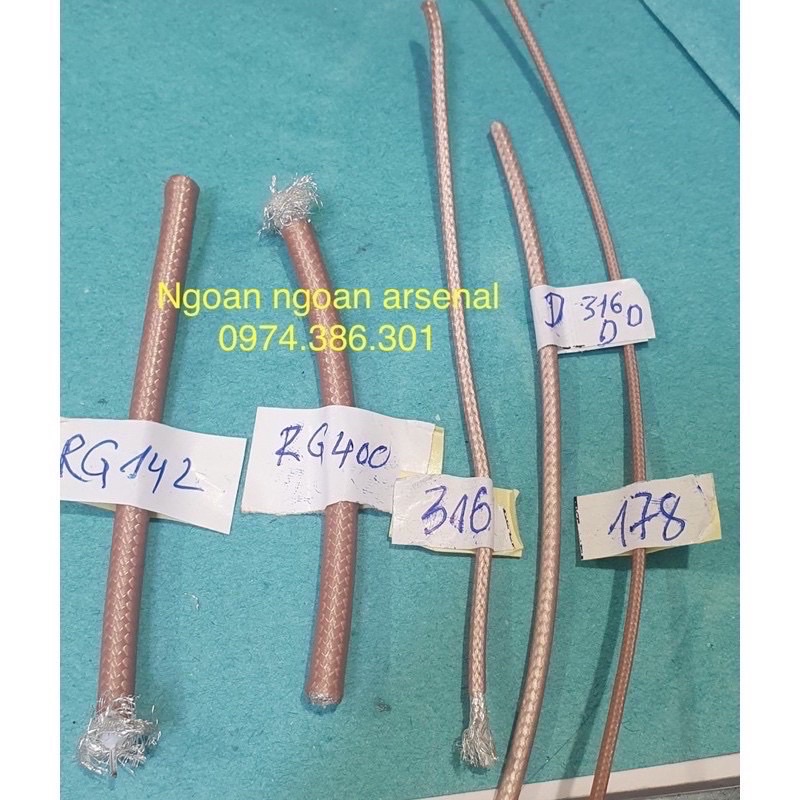 Dây tín hiệu cao tần N male-N male đực dây mạ bạc 142 chuẩn 50ohm