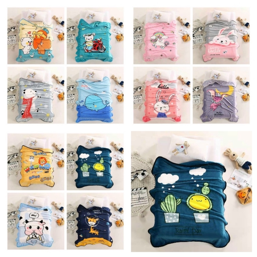 Chăn tuyết siêu đẹp mịn cho bé