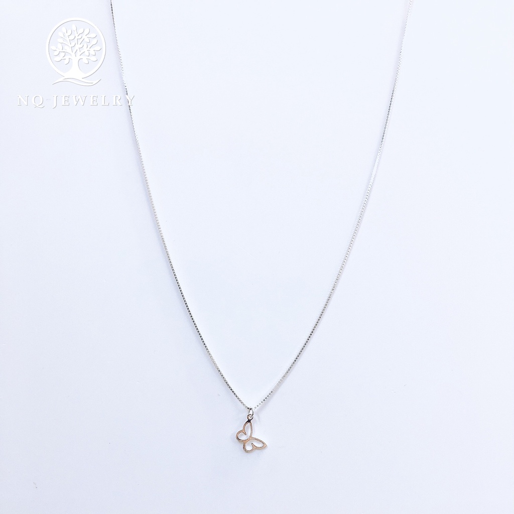 Dây chuyền bạc mặt bươm bướm - NQ Jewelry