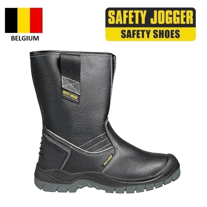 Ủng bảo hộ nam Jogger Bestboot S3 Đế Sắt Mũi thép - cấu tạo từ da xịn sử dụng tố trong môi tường kho lạnh - Thinksafe