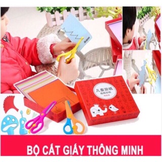 Bộ đồ chơi thủ công cắt giấy 240 hình
