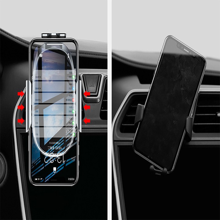 Giá đỡ điện thoại thông minh nhãn hiệu Baseus SUGENT-ZN01 tích hợp cảm biến khóa tự động - Bảo hành 6 tháng | BigBuy360 - bigbuy360.vn