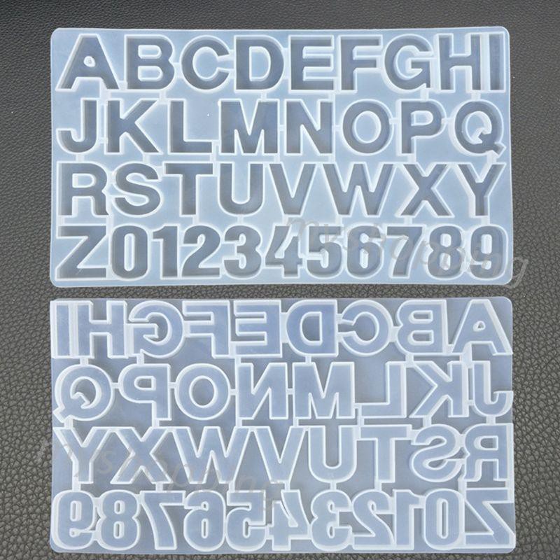 Khuôn Silicone Hình 26 Chữ Cái Và Số