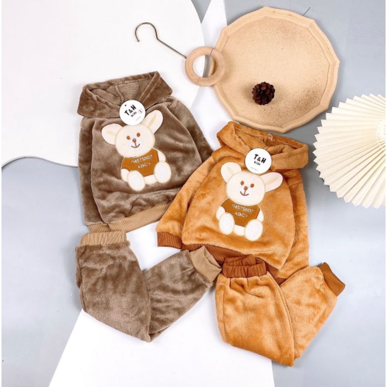 Bộ lông gấu siêu nhẹ cho bé