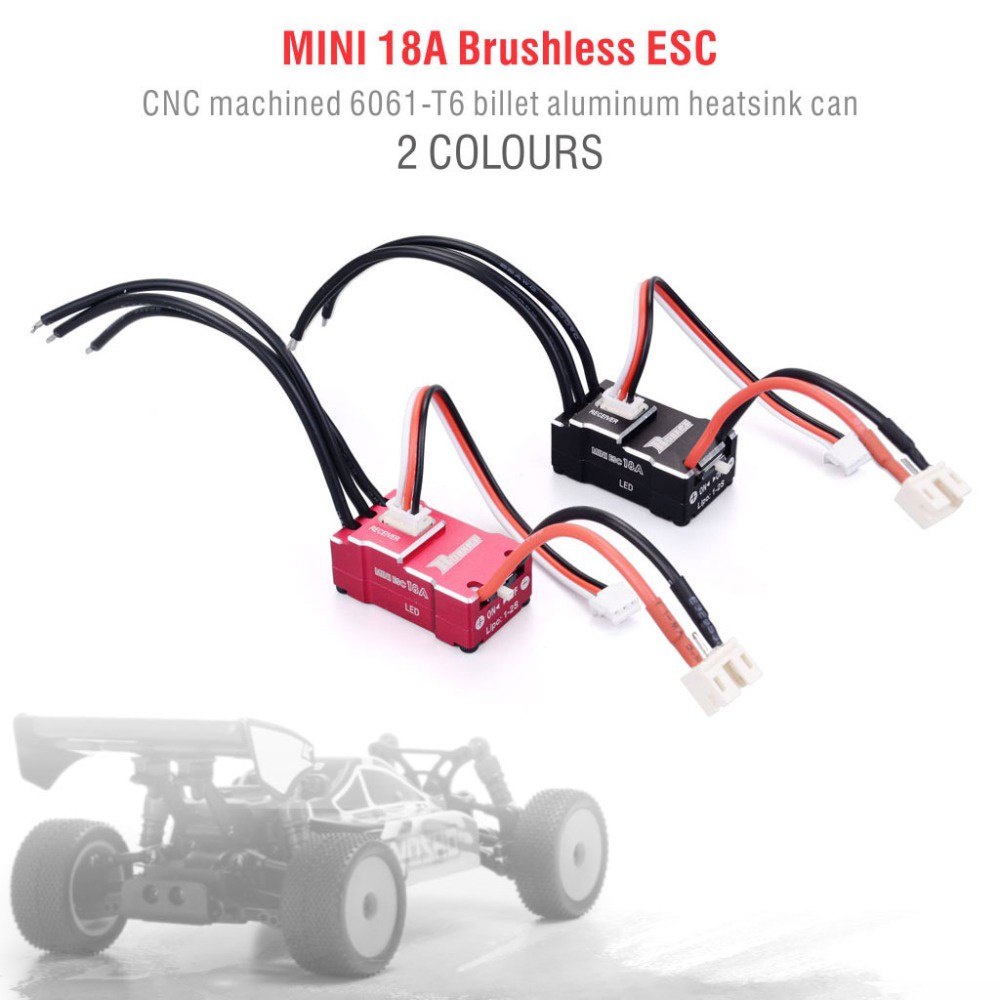 Động Cơ Không Chổi Than Mini 1410 2500KV 3500KV 5500KV 7500KV 9500KV 18A ESC Cho 1/24 1/28 1/32 Kyosho Mini-Z AWD RC