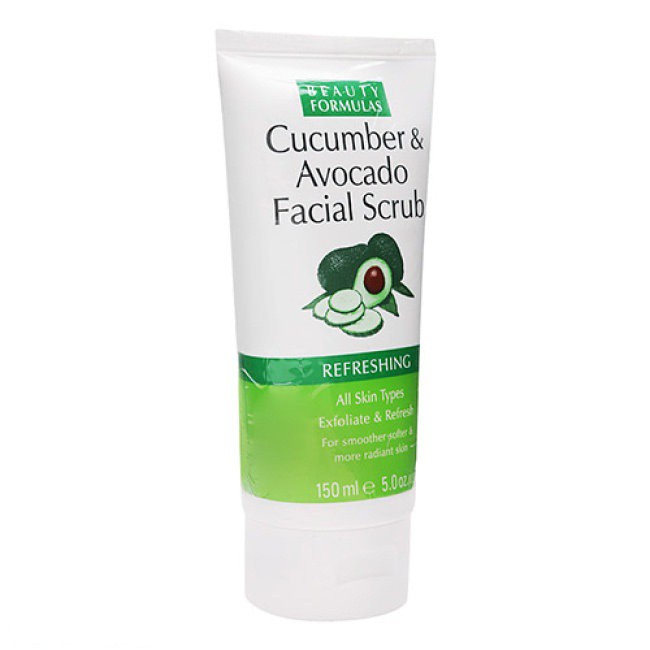 Sữa rửa mặt bơ và dưa leo tẩy tế bào chết Cucumber &amp; Avocado Facial Scrub - 150ml