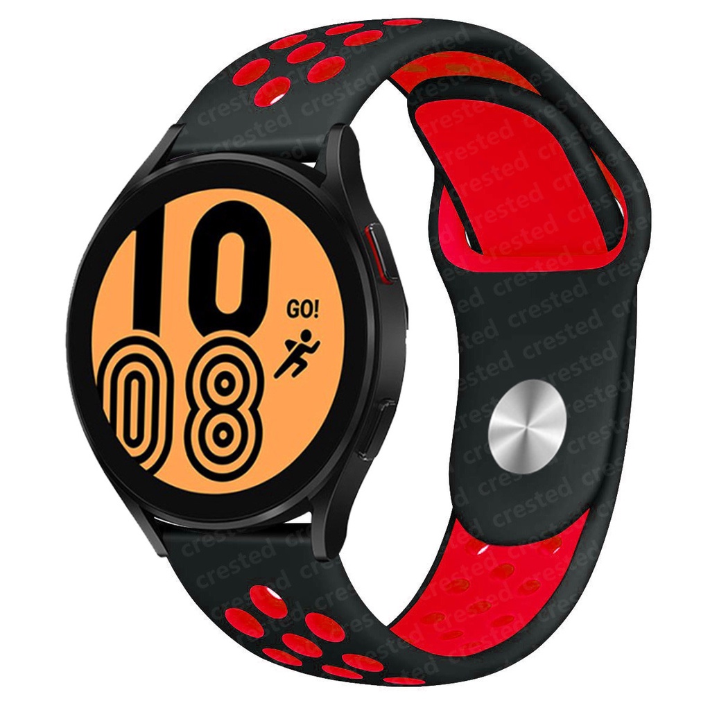 Dây Đeo Silicon 20mm 22mm Cho Đồng Hồ Thông Minh Samsung Galaxy watch 4 44mm 40mm 3 active 2 Gear S3 HUAWEI watch GT 2 2e pro 3