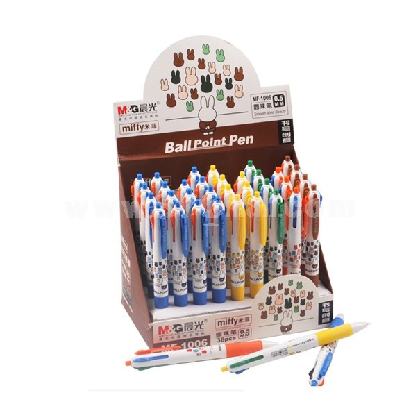 Bút bi 4 màu Miffi MF-1006