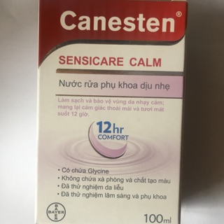 Nước rửa phụ khoa dịu nhẹ Canesten 100 ml