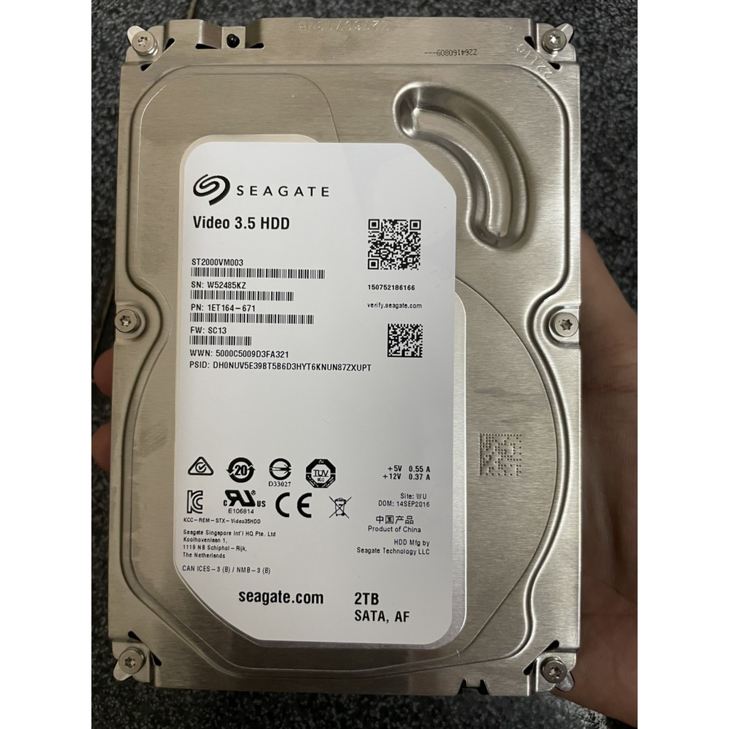 Ổ cứng HDD 2TB (like new)