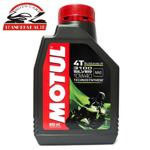 Nhớt Motul 3100 Silver 0.8L chuyên dùng cho xe số, xe côn tay, hàng chính hãng motul