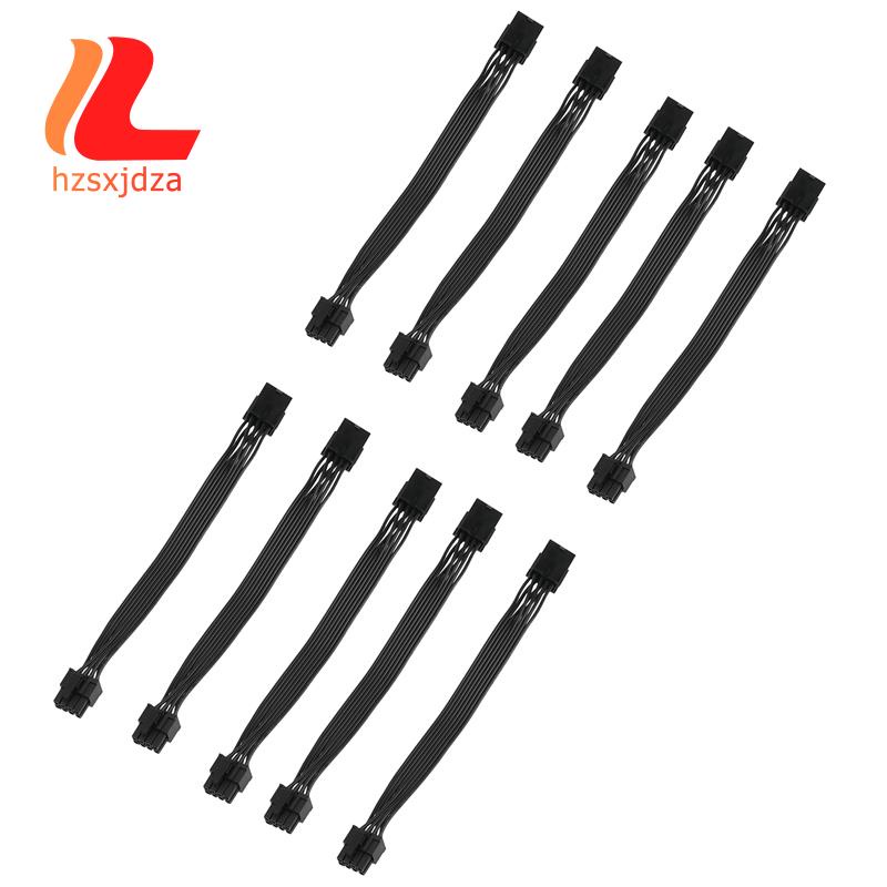 Set 10 cáp mở rộng PCIe 8 Pin sang 8Pin (6+2) dài 20cm