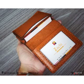 [Real Leather] Zachi - Ví nam mini đựng thẻ da bò handmade - MN5