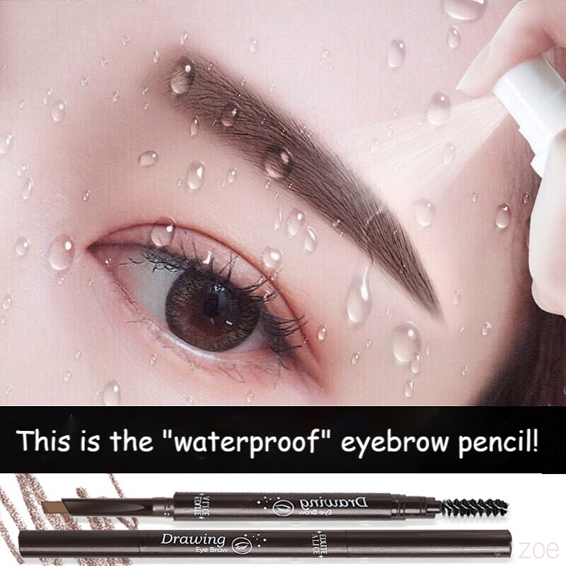 Chì kẻ lông mày dạng vặn có đầu cọ chải chuyên dụng cho người mới bắt đầu