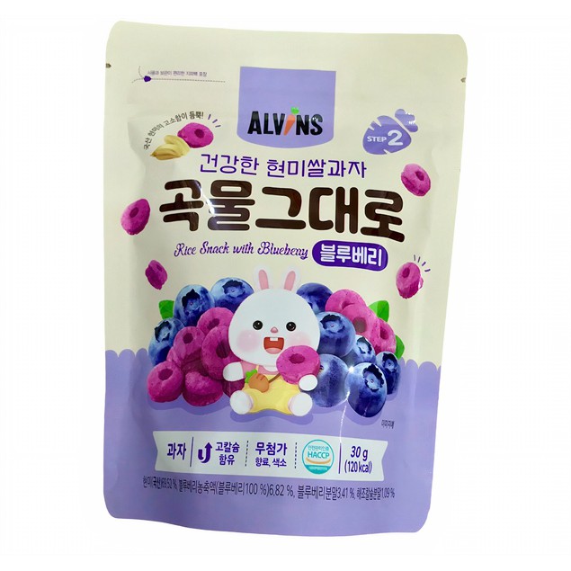 Bánh gạo lứt Alvins Hàn Quốc 30g