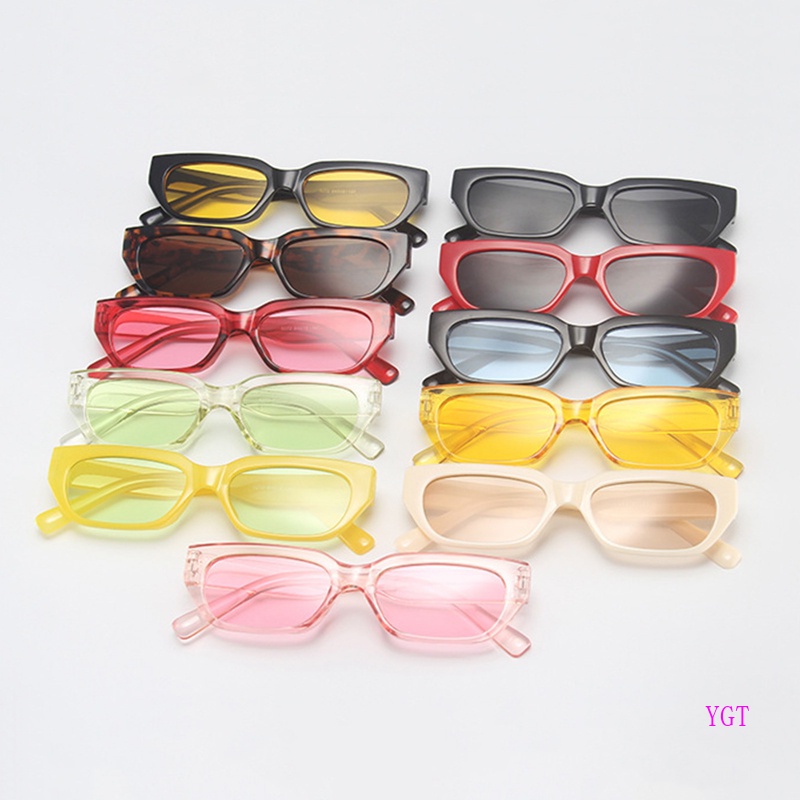 Kính Mát Tròng Trong Suốt Phong Cách Âu Mỹ Cá Tính