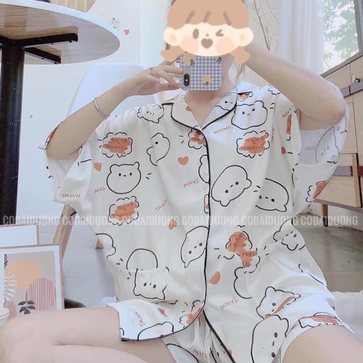 Set Pizama Bộ Ngủ Nhiều Màu SB146 CHANREEN [FREESHIP] Set bộ đồ mặc nhà thoải mái, xinh xắn, chất liệu mát mềm mịn | BigBuy360 - bigbuy360.vn