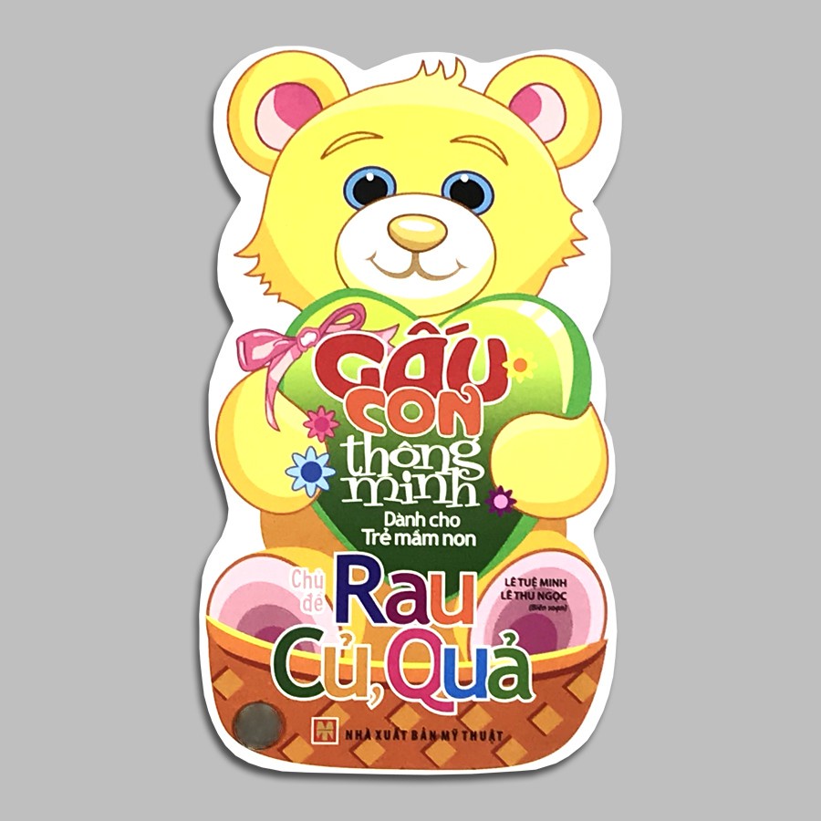 Sách: Gấu Con Thông Minh - Rau Củ Quả - TSMN