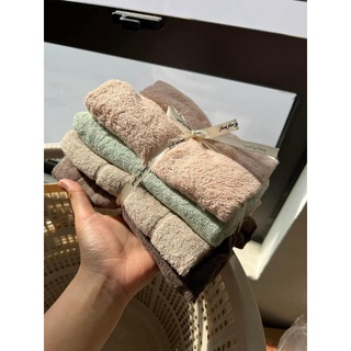 [Hàng trả order, không có dư] Set 4 khăn lụa 35x75cm