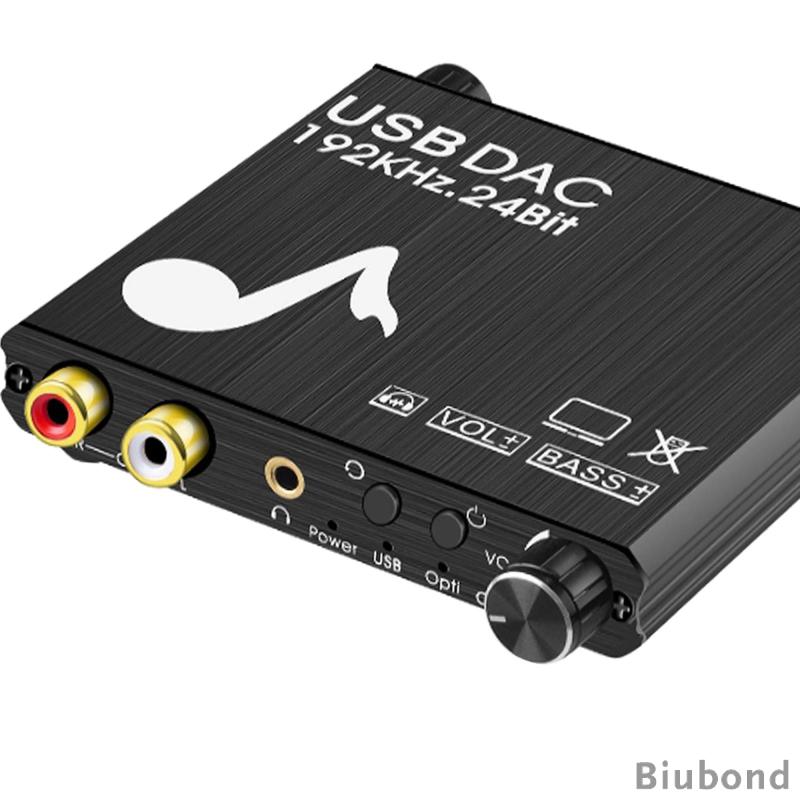 Bộ Chuyển Đổi Âm Thanh 192khz Usb Dac Coaxial Spdif Sang Analog