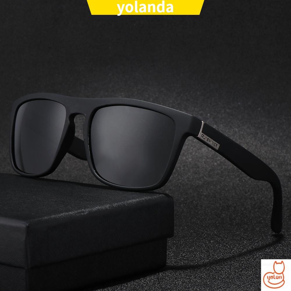 Kính mát phân cực gọng vuông chống nắng chống tia UV400 thời trang dành cho cả nam và nữ