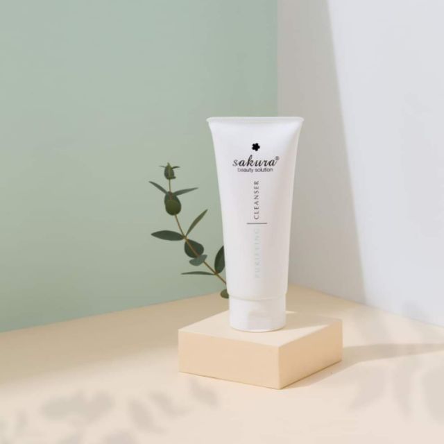 sakura deep purifying cleansing foam