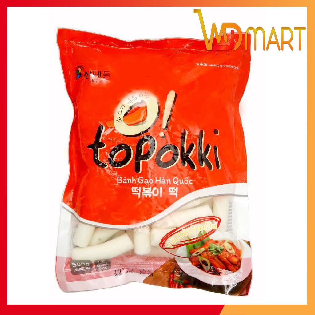 (COMBO) BÁNH GẠO HÀN QUỐC TOPOKKI 1KG KÈM SỐT 150G VÀ BỘT PHÔ MAI 100G ( TẶNG MÌ KHÔNG GIA VỊ OTTOGI )