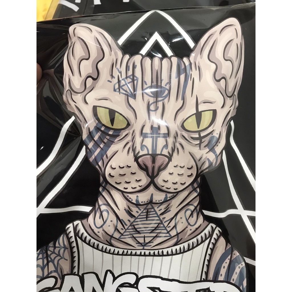 Áo phông GANGTER CAT phong cách , cực ngầu ĐỘC LẠ (09M) | BigBuy360 - bigbuy360.vn