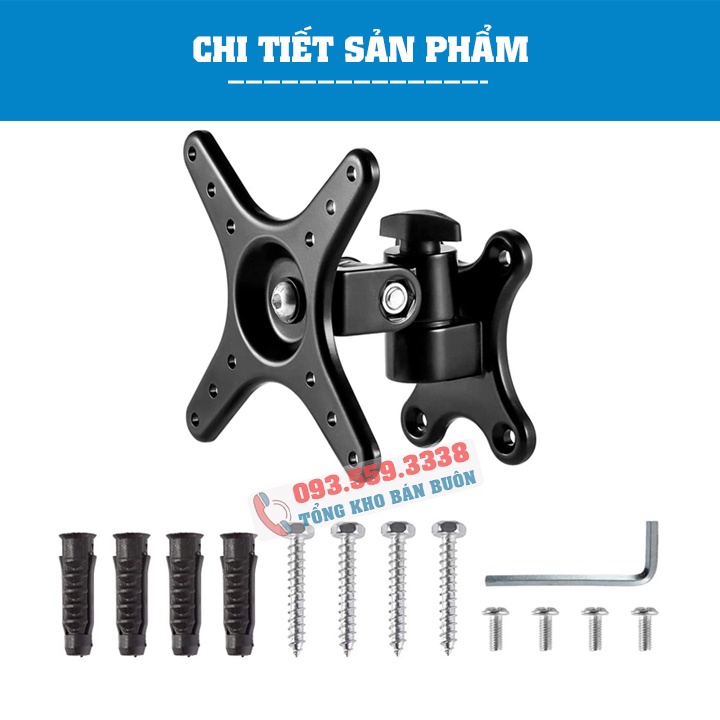 #CY01 - Giá Treo Màn Hình ErgoTek E10 17 - 27Inch ( Up to 32 Inch ) - Hợp Kim Nhôm - Giá Treo Tivi Xoay 360 Độ