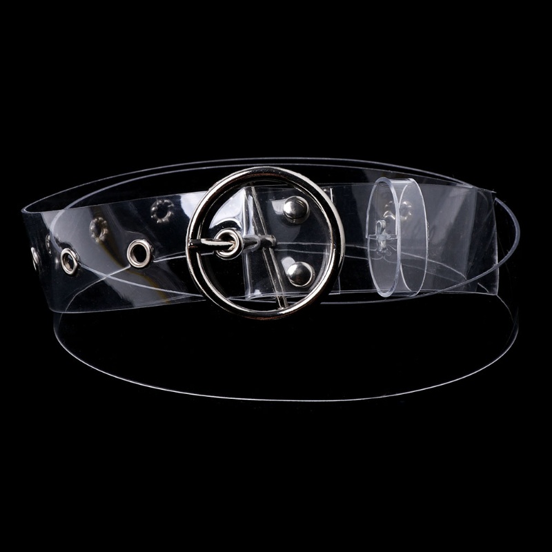 Thắt Lưng Trong Suốt Với Khóa Cài Ghim Thời Trang Cho Nữ