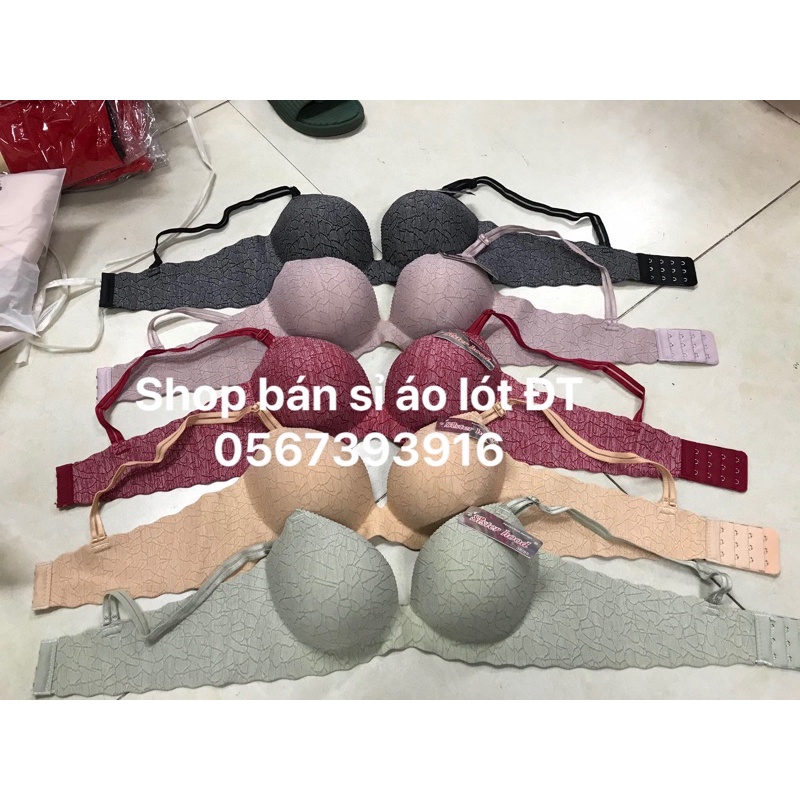 Áo Ngực Không Gọng Thái Lan Đệm Dày Nâng Ngực C23 áo đúc su aảnh thật video Shop tự quay ạ