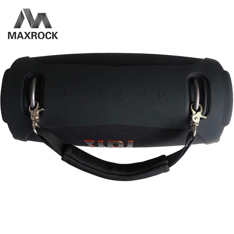 Vỏ silicon maxrock + dây đeo tay cầm loa có thể tháo rời thay thế cho loa bluetooth không dây di động jbl xtreme 3