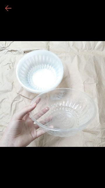 Tô nhựa trong dùng 1 lần