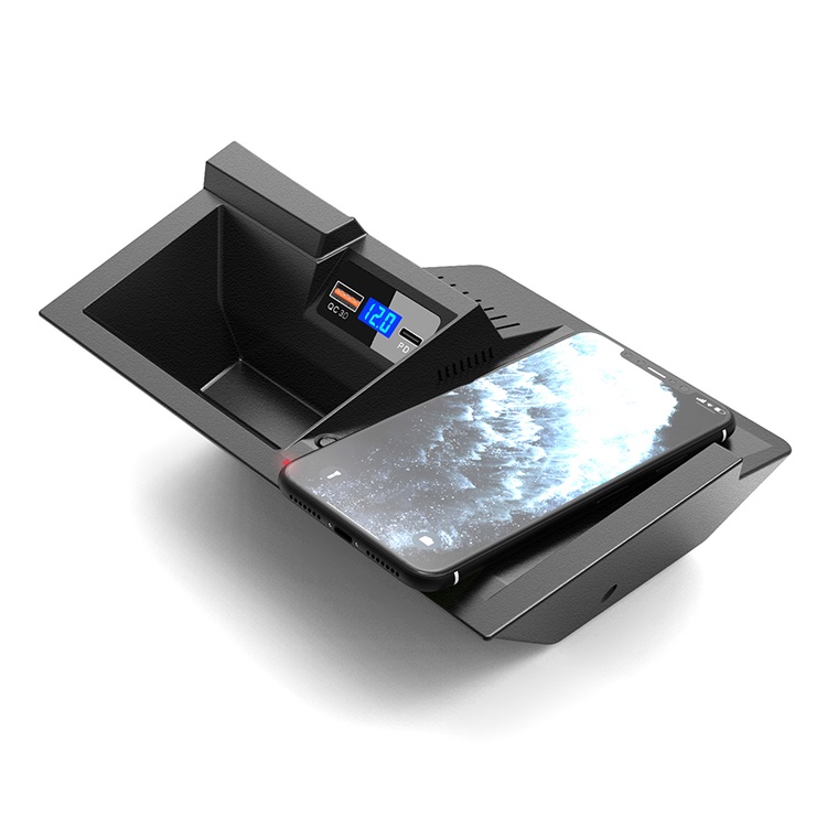 Bộ Sạc Nhanh Không Dây QI 15W Cho Mazda CX-5 CX5 KF 2017 / 2018 / 2019 / 2020 / 2021