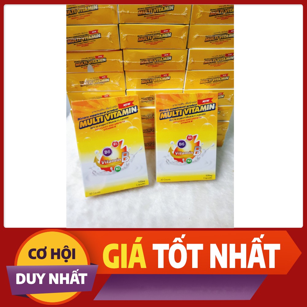 Vitamin tăng cân, tăng cơ Multi Vitamin hộp 30V | BigBuy360 - bigbuy360.vn