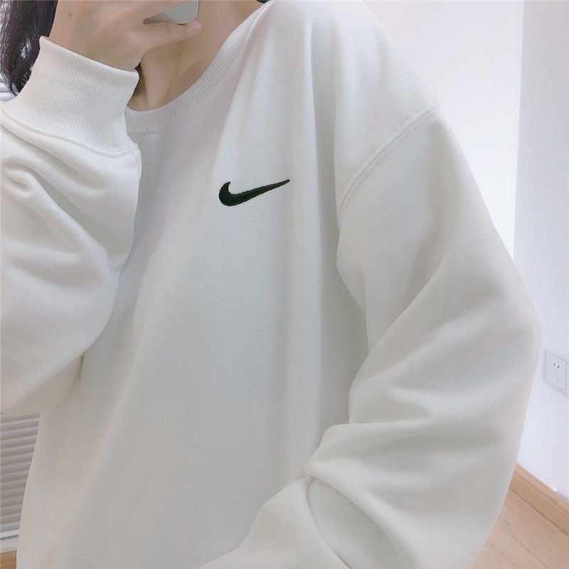 Wholesale Price NK Couples Small Hook Embroidery Pullover Sweatshirts Long Sleeve Fashion Classic Coat Unisex