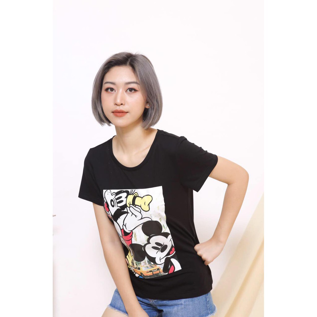 Áo Thun mickey Printed-Tshirt Mickey đẹp long lanh Áo Phông Cộc Tay Cực Chất Phong Cách Thời Trang cá Tính Năng Động