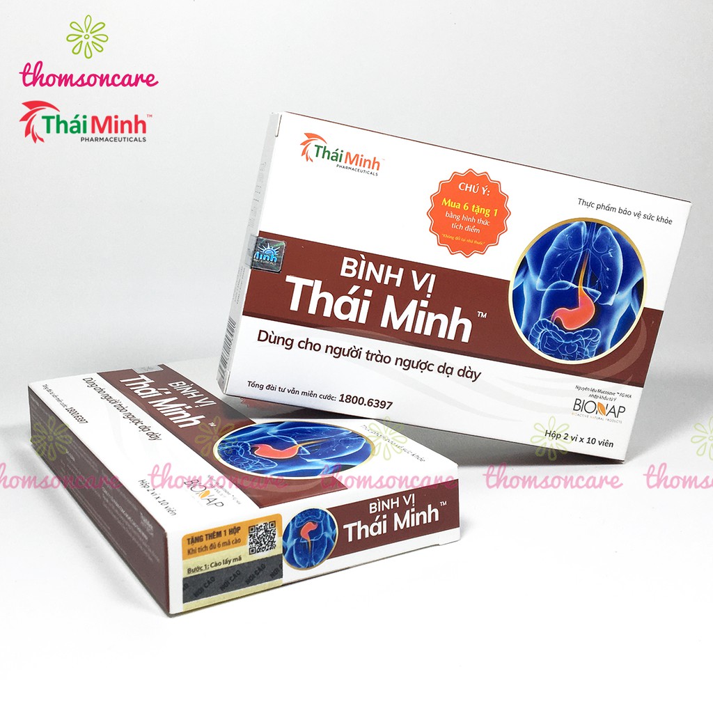 Bình Vị Thái Minh - hỗ trợ giảm đau dạ dày từ thảo dược - Mua 6 tặng 1 bằng tem tích điểm