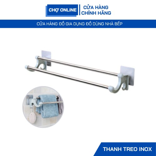 Thanh treo inox dán tường, thanh treo đồ nhà tắm tiện ích