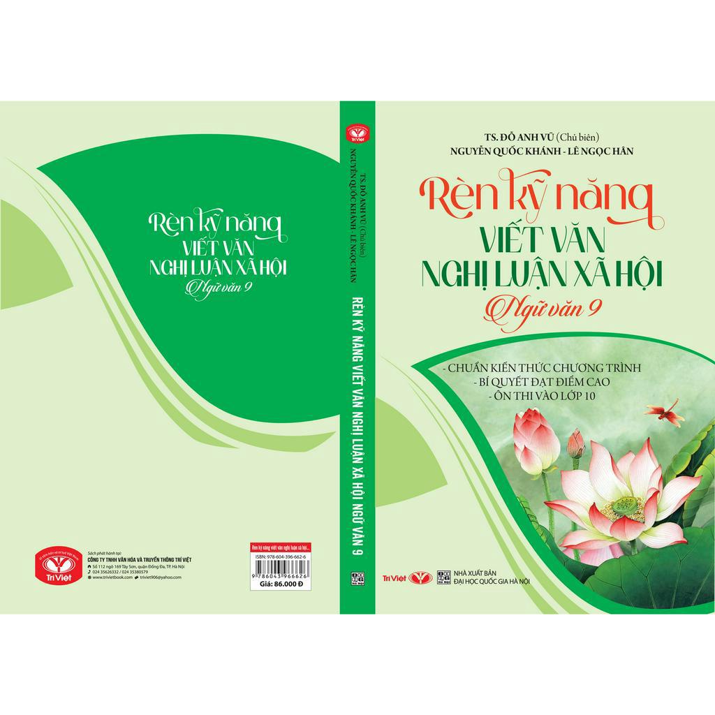 Sách - Rèn Kỹ Năng Viết Văn Nghị Luận Xã Hội - Ngữ Văn 9