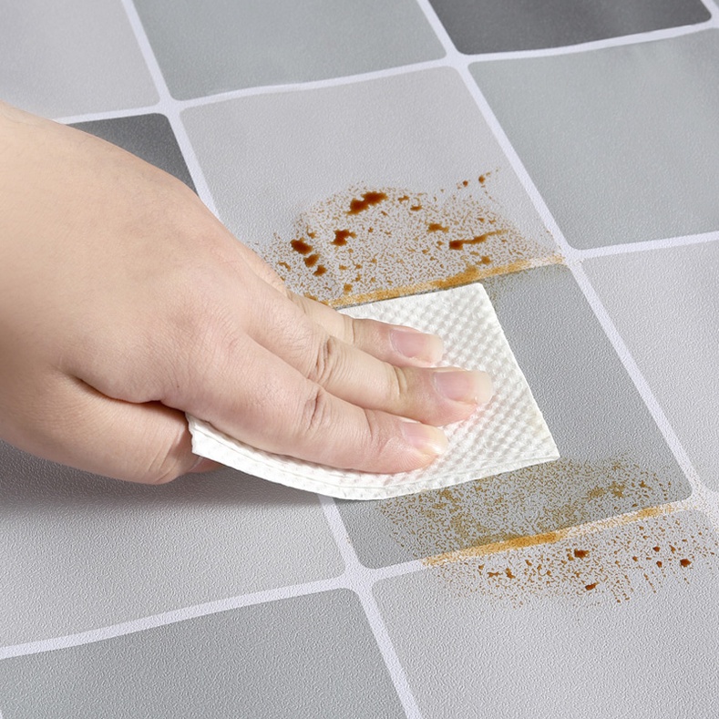 Miếng Dán Sàn Nhà Dày Dặn Chống Thấm Nước / Chống Trượt Tiện Dụng Cho Nhà Bếp / Phòng Tắm