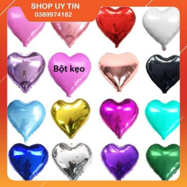 Bóng bay trái tim 18inchs trang trí sinh nhật, đám cưới - ĐỒ CHƠI CHO BÉ