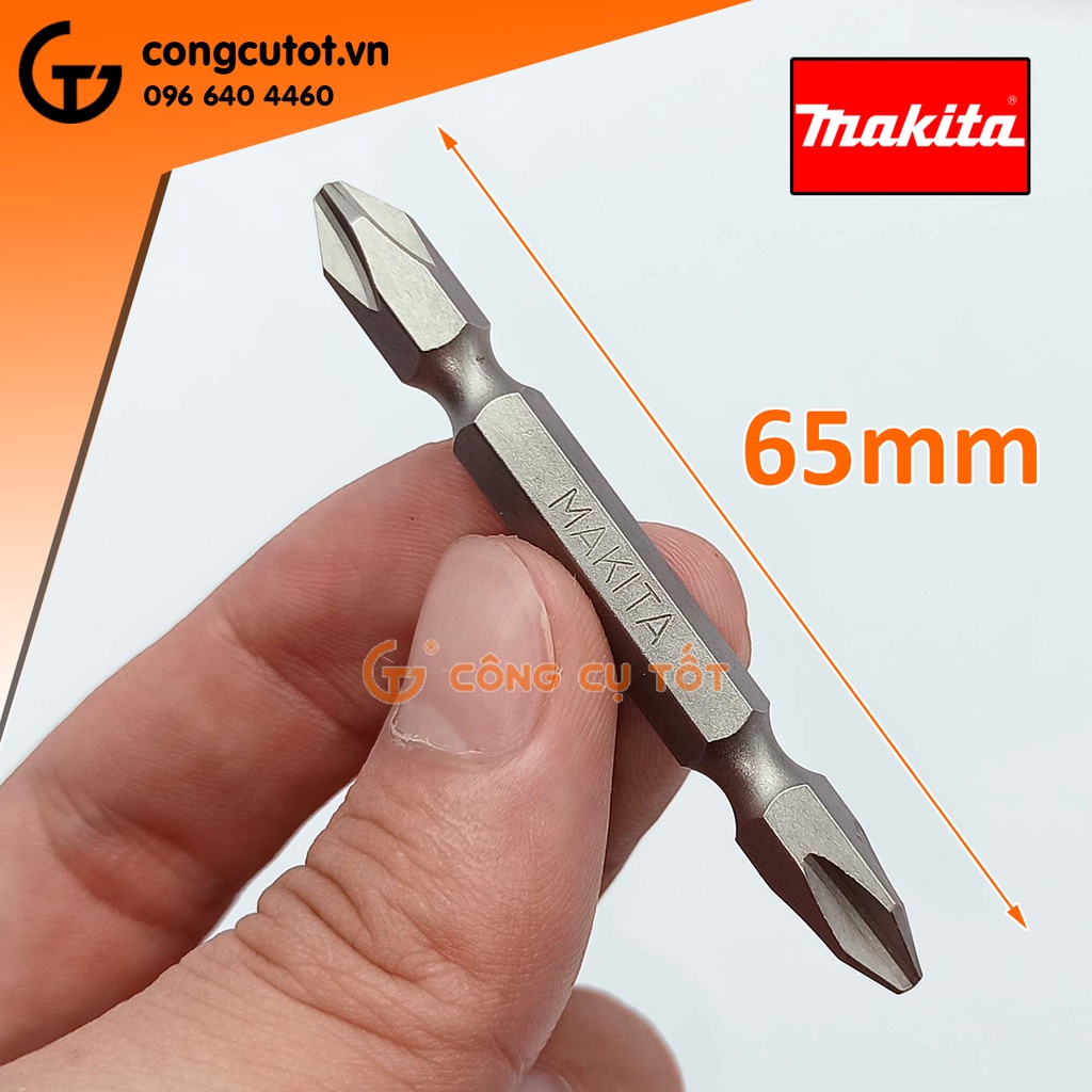Mũi vít 2 đầu PH2 x 65mm Makita D-33679