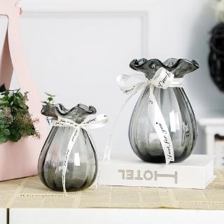 Bình Hoa Thủy Tinh Trong Suốt Thiết Kế Đơn Giản Hiện Đại