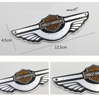 Logo 3D Harley-Davidson Trang Trí oto Myk
