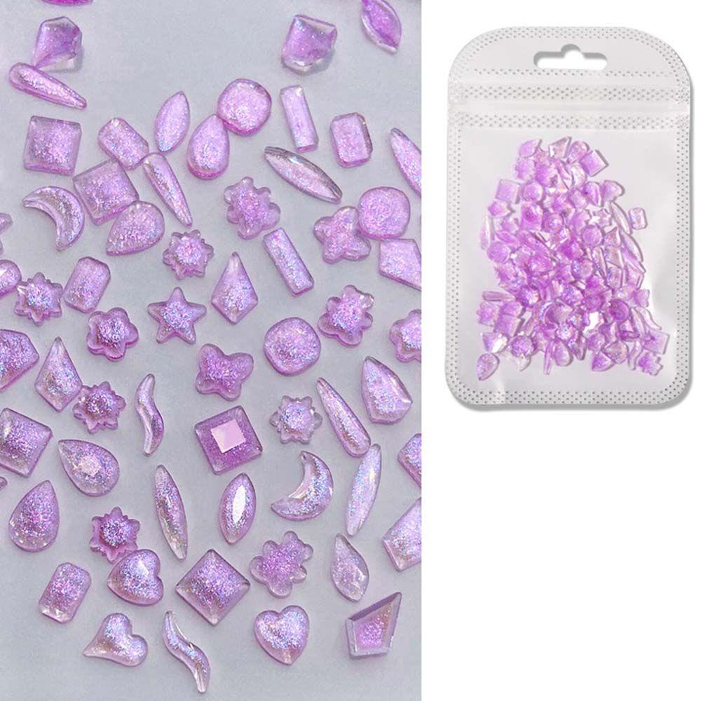 AROMA Hạt Đá 3D Lấp Lánh Trang Trí Móng Tay Nghệ Thuật Charms