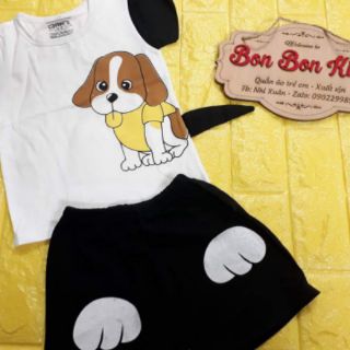 Sét bộ gấu và cún cho bé trai