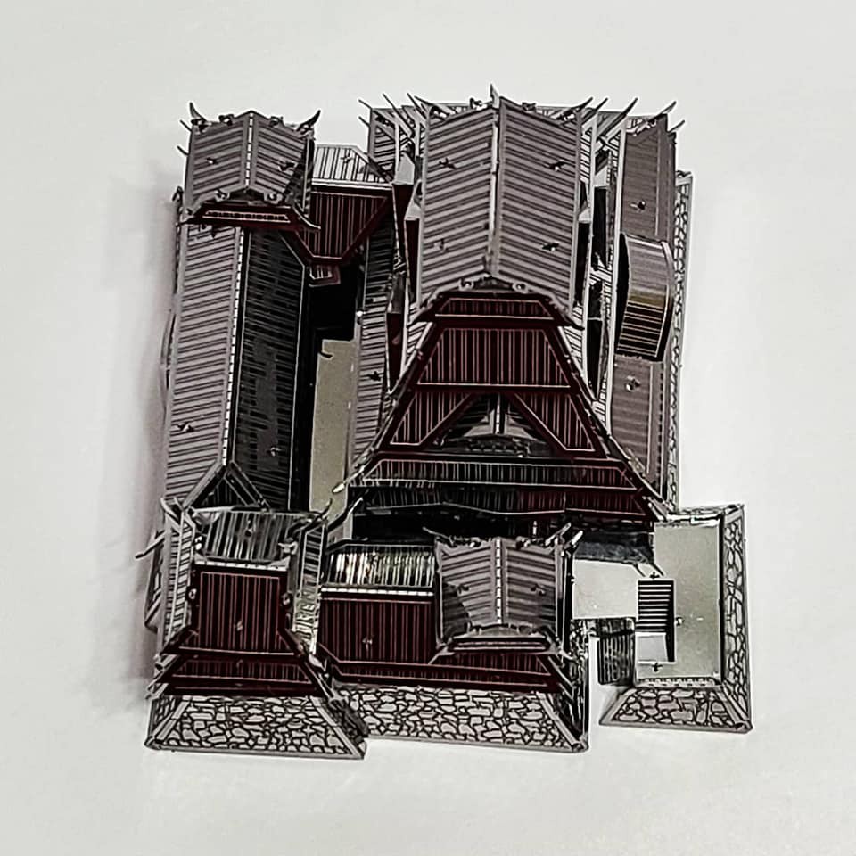 Mô Hình Kim Loại Lắp Ráp 3D Metal Mosaic Lâu Đài Himeji Castle