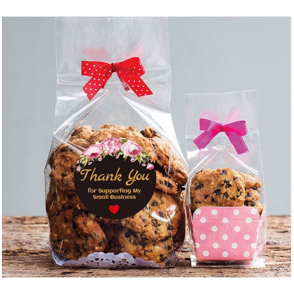 Tem dán thank you. tem dán hôp quà, dán túi bánh, sổ tay