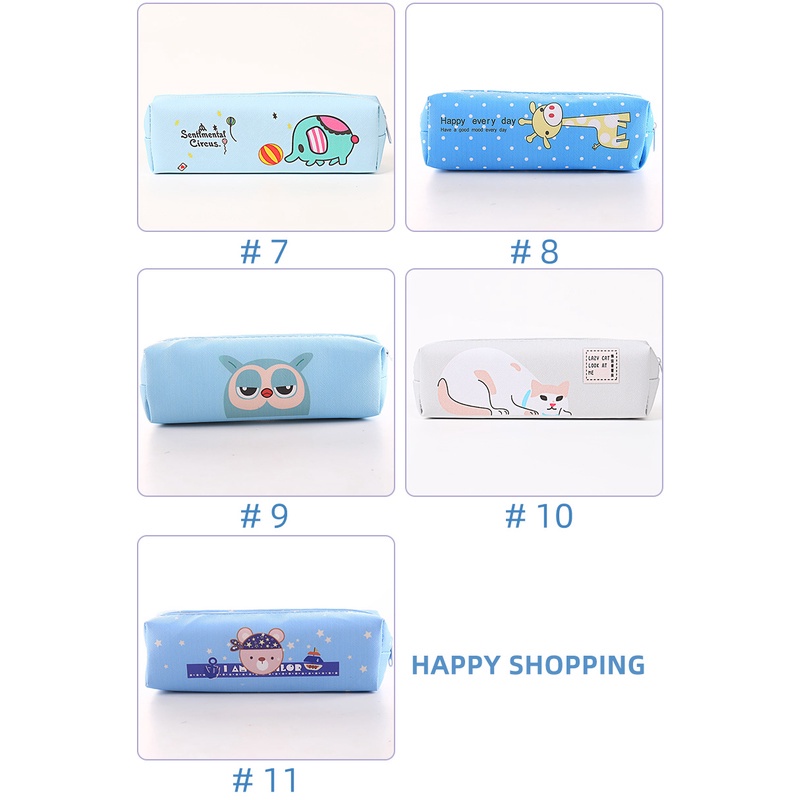 Túi bút in họa tiết hoạt hình đáng yêu cho học sinh